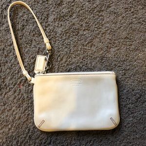 White Coach Wristlet